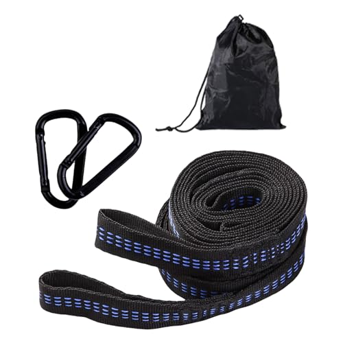 JSGHGDF 2Pcs Einstellbare Hängematte Strap Gürtel Outdoor Reise Schaukel Baum Suspension Strap Outdoor Camping Zubehör Einfach Zu Bedienen von JSGHGDF