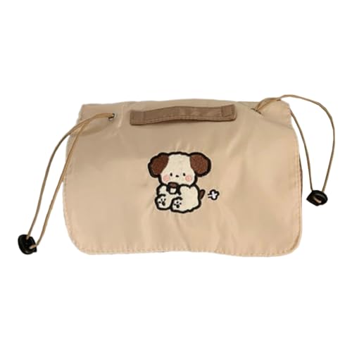 JSGHGDF Cartoon-Kosmetiktasche, große Kapazität, stilvoller Make-up-Organizer, Aufbewahrungstasche für Damen und Mädchen, der Hund von JSGHGDF