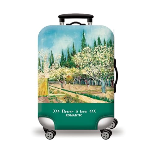 JSGHGDF Gepäckschutzhülle Gepäck-Gummizug, staubdicht, waschbar, geeignet für 45,7-81,3 cm große Koffer, Reisezubehör, H514, L von JSGHGDF