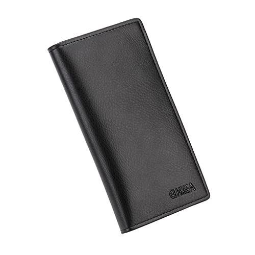 JSGHGDF Männer Brieftasche Vintage PU Leder Lange Geldbörse Bifold Business Münze Kleingeld Große Kapazität Männer Brieftasche Bifold Leder JSGHGDF Männer Brieftasche Vintage PU Leder Lange Geldbörse Bifold Business Münze Kleingeld Große Kapazität Männer Brieftasche Bifold Leder von JSGHGDF