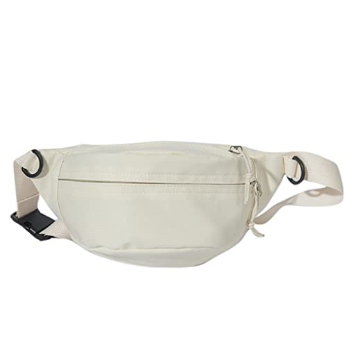 JSGHGDF Multifunktionale Bauchtasche, lässige Brusttasche mit verstellbarem Gurt, für Damen und Herren, Weiss/opulenter Garten von JSGHGDF