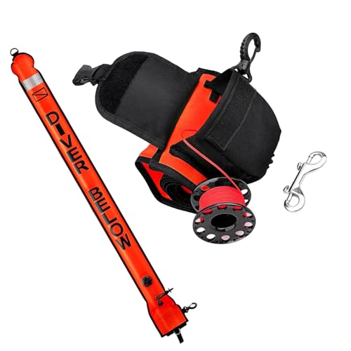 JSGHGDF Oberflächen Marker Bojen Und Tauchgänge Rollenset Aufblasbare Scubas Signale Röhrchen Sicherheitswurst Mit Taucherspulenrolle Und Clip Open Bottom Blatable Dives Float Float JSGHGDF Oberflächen Marker Bojen Und Tauchgänge Rollenset Aufblasbare Scubas Signale Röhrchen Sicherheitswurst Mit Taucherspulenrolle Und Clip Open Bottom Blatable Dives Float Float von JSGHGDF