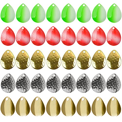 Angelköder Spinner Blade Walleye Rig Making Kit, Fishing Accessories for Walleye Spinner Crawler Harnes Spinner Blades Rig Floats Clevises Beads Fishing Hooks 40pcs/195pcs Angelköder Spinner Blade Walleye Rig Making Kit, Fishing Accessories for Walleye Spinner Crawler Harnes Spinner Blades Rig Floats Clevises Beads Fishing Hooks 40pcs/195pcs von JSHANMEI