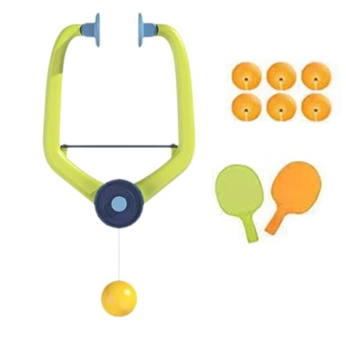 1 Set Kinder Tischtennis Trainer Rahmen Hängende Tischtennis Starter Kit Indoor Single für Vorschüler von JSNKJLMN