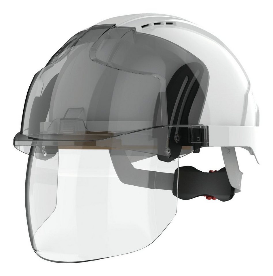 JSP Schutzhelm, EVO VISTAshield mit Visier weiß von JSP