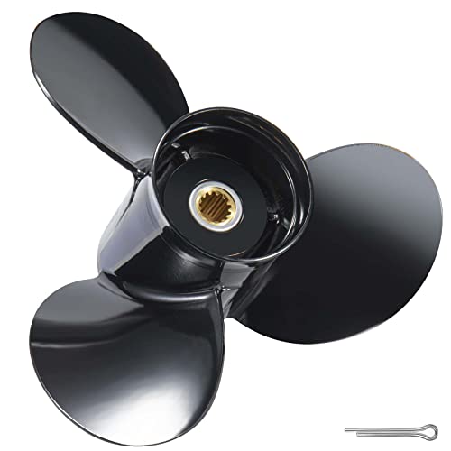 JSPROP Bootspropeller passend für Johnson Evinrude OMC Stern Drive 40-140 PS Motoren 13 Spline Tooth Außenborder Prop RH OEM Propeller für 50 60 65 70 75 85 88 90 100 110 112 115 120 125 135 PS (13 13 JSPROP Bootspropeller passend für Johnson Evinrude OMC Stern Drive 40-140 PS Motoren 13 Spline Tooth Außenborder Prop RH OEM Propeller für 50 60 65 70 75 85 88 90 100 110 112 115 120 125 135 PS (13 13 von JSPROP