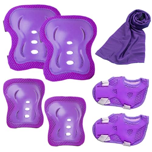 JSTHHTT Knieschoner Kinder Schützer Inliner Schonerset Schutzausrüstung, Skate Protektoren Set, Kinder Protektoren Set, Ellenbogenschoner und Handgelenkschoner, Knie und Ellenbogenschützer Kinder JSTHHTT Knieschoner Kinder Schützer Inliner Schonerset Schutzausrüstung, Skate Protektoren Set, Kinder Protektoren Set, Ellenbogenschoner und Handgelenkschoner, Knie und Ellenbogenschützer Kinder von JSTHHTT