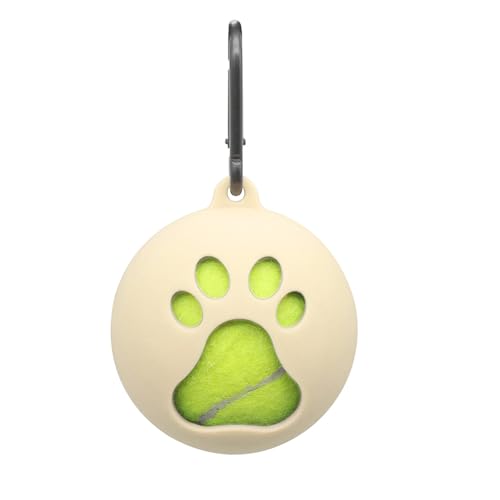 JSZDFSV Tragbarer Tennisball-Halter, praktischer Haustierballhalter mit Hand-Leinen-Befestigung für aktive Haustiere, einfache Installation von JSZDFSV
