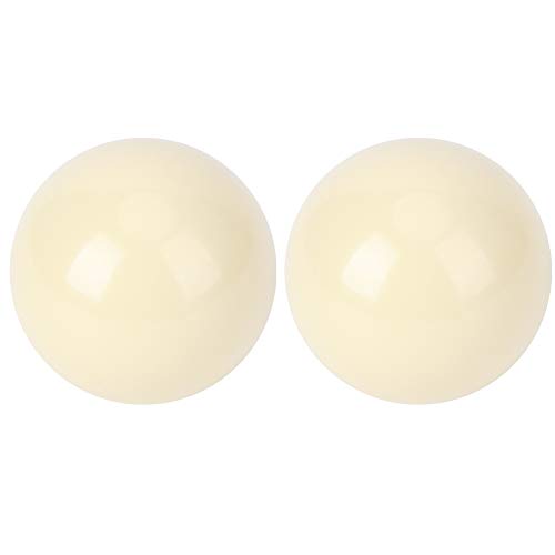 JTLB Weiße Billardkugel, 2 Stück, Billardtisch, Weiße Billardkugeln, Snooker-Billardtisch, Trainingspunkt, Queue-Ball, Standard 5,72 cm JTLB Weiße Billardkugel, 2 Stück, Billardtisch, Weiße Billardkugeln, Snooker-Billardtisch, Trainingspunkt, Queue-Ball, Standard 5,72 cm von JTLB