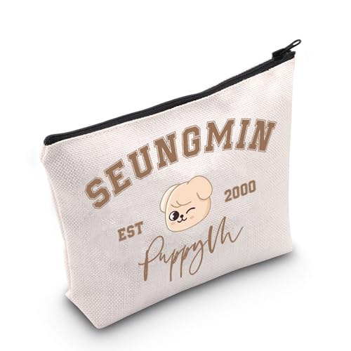 Koreanisches Pop-Geschenk, K-Pop-Gruppe, Merch, Kpop Boys Group Est 2000 PuppyM, Make-up-Tasche, K-Pop, Musikliebhaber, Geschenk, Puppym Bag EU, Kosmetiktasche mit Aufdruck von JTOUK