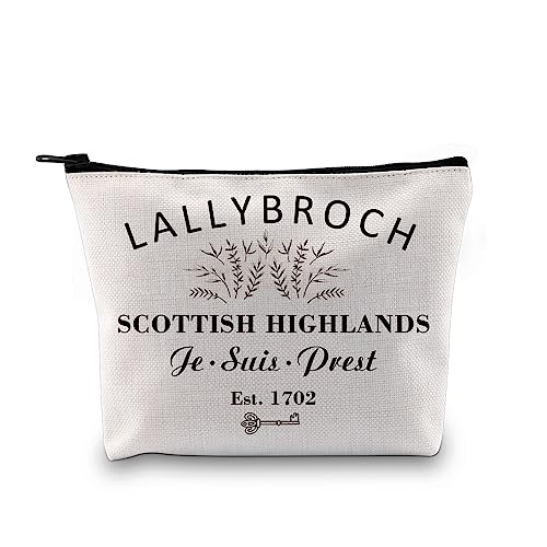 Lallybroch Kosmetiktasche mit Reißverschluss, inspiriert von der Buchreihe, schottische Highlands inspirierte Make-up-Tasche für Buchliebhaber, Lallybroch Tasche Eu, Kosmetiktasche mit Druck von JTOUK