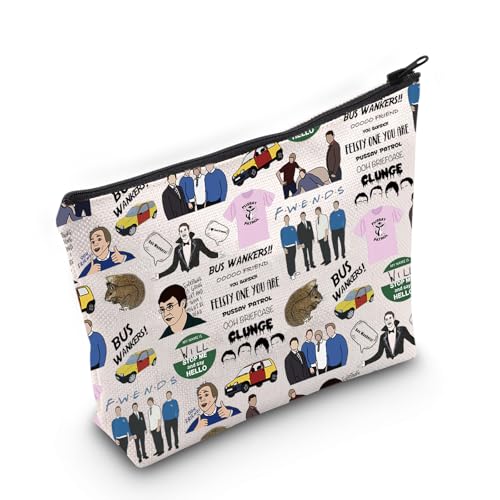 Make-up-Tasche mit Filmmotiven, britische Komödie Geschenk, Freundschaftsgeschenk, Geschenk für beste Freunde, Wankers Bag EU, Kosmetiktasche mit Aufdruck von JTOUK