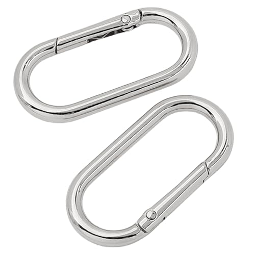 2 Teile/Satz Oval Ringe Schnalle Multifunktionale Frühling Oval Ringe Frühling Schlüsselring Schnallen Für Schlüsselbund Handtasche Geldbörsen Gürtel von JTQYFI