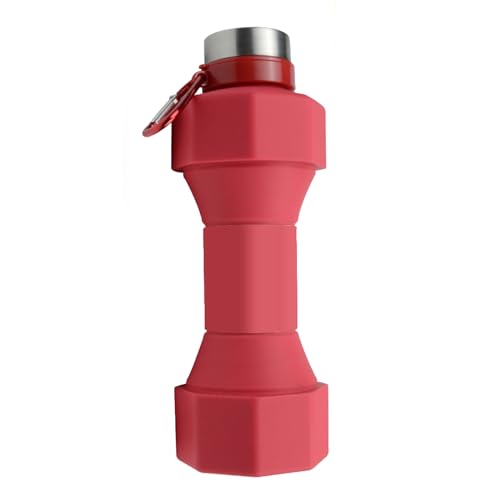 JTQYFI 650 Modisch Geformte Sport Wasserflasche Faltbare Wasserflasche Faltbare Wasserflasche Lebensmittelechte Silikon Wasserflasche von JTQYFI