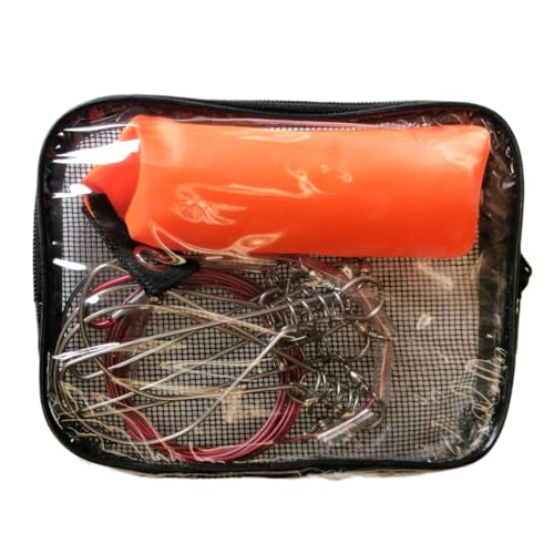 JTQYFI Angeln Stringer Clip Fisch Stringer Mit Edelstahl Haken Live Fisch Lock Angeln Schnalle Für Outdoor Angeln von JTQYFI