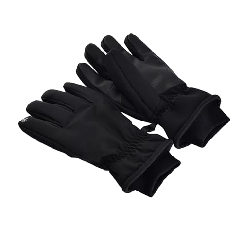 JTQYFI Ski Und Snowboard Handschuhe Mittelgroß/groß/XL Wasserabweisend Hält Die Hände Warm Winddicht Für Workout Outdoor Sport Schwarz von JTQYFI