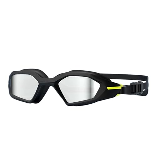 JUANYAO Schwimmbrille Professionelle Weibliche Schwimmbrille Galvanisieren Schwimmbrille Anti Fog Einstellbar Erwachsene Schwimmen Brillen Männer Für Schwimmen(Sliver-Black) von JUANYAO