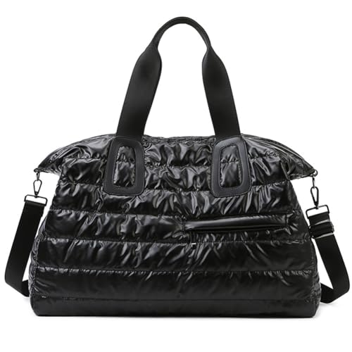 JUCHRZEY Gepolsterte Umhängetasche mit großer Kapazität, multifunktionale Nylon-Umhängetasche, Nass-Trocken-Trennung, Übernachtungsgepäcktasche, wasserdichte Taschen mit Griff Oben JUCHRZEY Gepolsterte Umhängetasche mit großer Kapazität, multifunktionale Nylon-Umhängetasche, Nass-Trocken-Trennung, Übernachtungsgepäcktasche, wasserdichte Taschen mit Griff Oben von JUCHRZEY