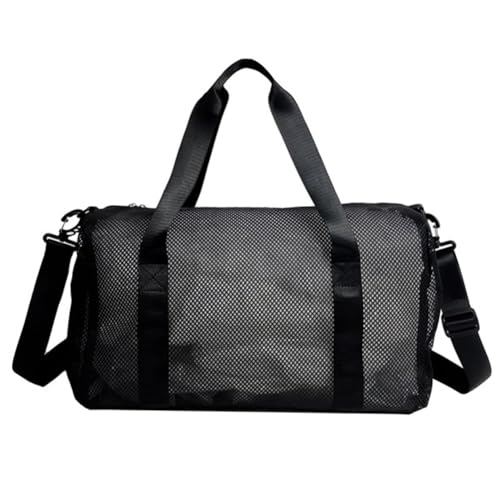 JUCHRZEY Mesh-Reisetasche, Handgepäck-Sporttasche mit Schuhfach, Fitness-Umhängetasche, Trocken- und Nasstrennung, große Kapazität für Outdoor-Reisen von JUCHRZEY