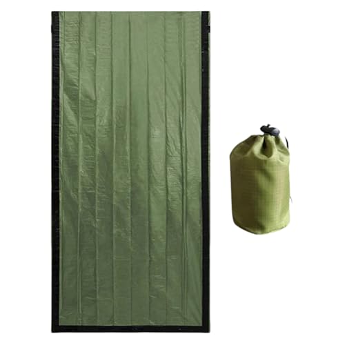 JUCHRZEY Notfalldecke, wasserdichter Überlebensschlafsack, tragbarer Thermoschlafsack, Überlebensausrüstung for Camping, Wandern, Outdoor-Abenteuer von JUCHRZEY