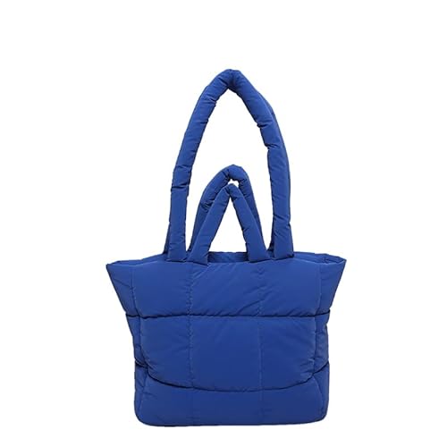 JUCHRZEY Puffer-Einkaufstasche for Damen, weiche Wolken-Einkaufstasche, große Kapazität, gepolsterte Schulterhandtasche, leichte, Gesteppte Tragetasche, einfarbig, stilvolle Pendlertasche JUCHRZEY Puffer-Einkaufstasche for Damen, weiche Wolken-Einkaufstasche, große Kapazität, gepolsterte Schulterhandtasche, leichte, Gesteppte Tragetasche, einfarbig, stilvolle Pendlertasche von JUCHRZEY