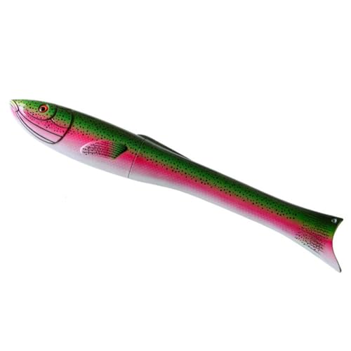 JUCHRZEY Teleskop-Angelrute in Fischform, Mini-Stift, Casting, Karpfen-Angelrute, tragbare Reiserute, Geschenke for Angler von JUCHRZEY