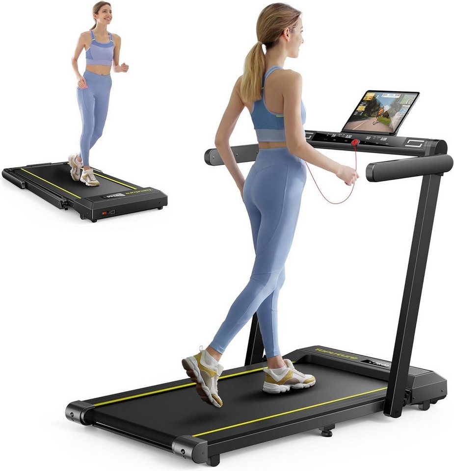 JUNG Laufband Toputure Elektrisches Laufband, leise,bis 130kg Laufband für Zuhause (Lauf Band Elektrisch, Walking Pad, Treadmill für Zuhause, Sportgeräte für Zuhause, für abnehmen Sport, für Haus, Joggen), Laufbänder, Winter laufen, Sport von JUNG