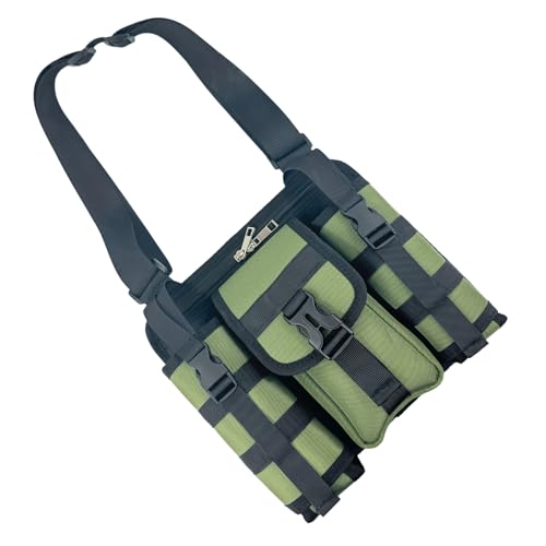 JUNNASALIKER Tacticals Brusttasche Werkzeug Aufbewahrungstasche Mit Wasserflaschenhalter Sport Umhängetasche Für Reisen Klettern Camping von JUNNASALIKER