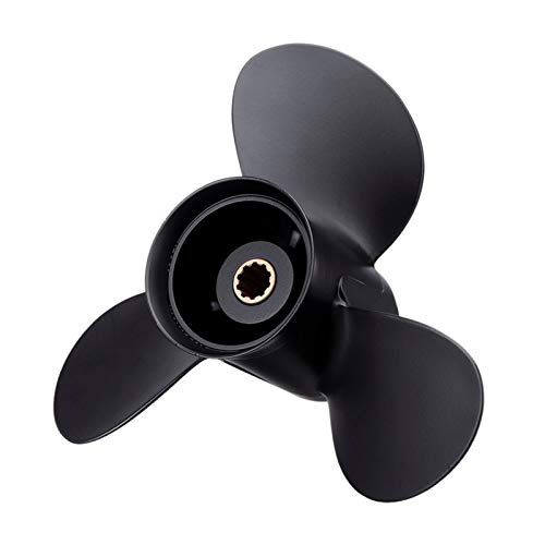 JUNPIY Außenbordpropeller 3R0B645230/48-896896A40 9,9 x 11 Ba, for Tohatsu-Nissan 25–30 PS Bootsteile Sup Propeller von JUNPIY