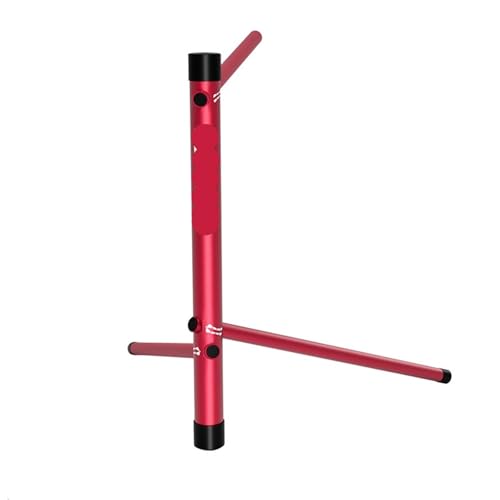 JUNZ FahrradstäNder Bike Parking Rack Aluminum Alloy Multi-Functional Road Bicycle Parking Rack Outdoor Floor Display Repair Stand FüR FahrräDer(Red) von JUNZ