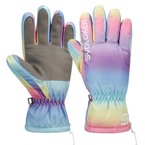 Kinder Winter Skihandschuhe Wasserdicht rutschfest Thermo-Plüsch, Snowboard Bunte Handschuhe Fäustlinge für Mädchen Jungen 2–4 Jahren Kinder Winter Skihandschuhe Wasserdicht rutschfest Thermo-Plüsch, Snowboard Bunte Handschuhe Fäustlinge für Mädchen Jungen 2–4 Jahren von JUPSK