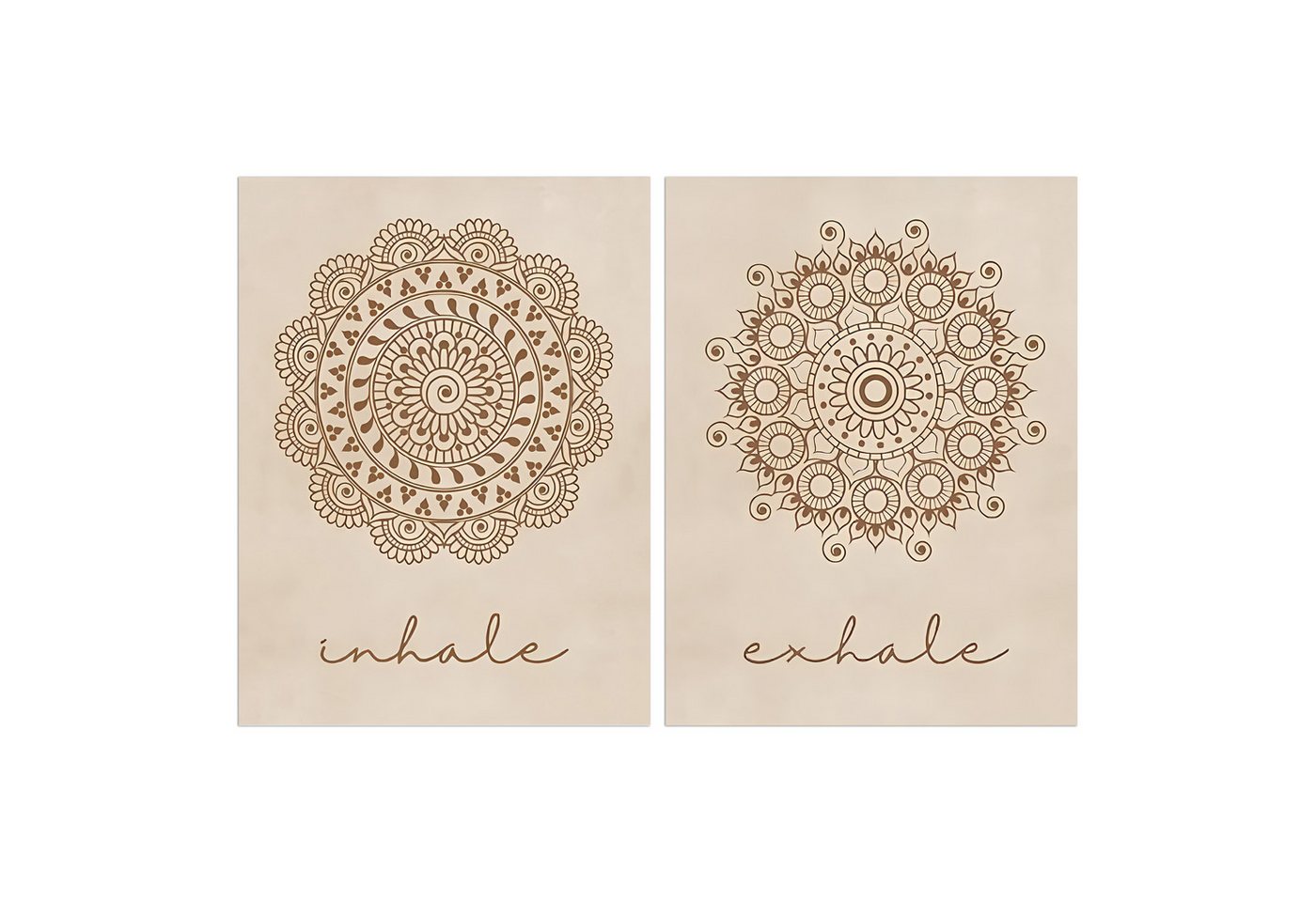 JUSTGOODMOOD Poster Poster Yoga Einatmen Ausatmen Mandala Wand Deko Print ohne Rahmen, A inhale JUSTGOODMOOD Poster Poster Yoga Einatmen Ausatmen Mandala Wand Deko Print ohne Rahmen, A inhale von JUSTGOODMOOD