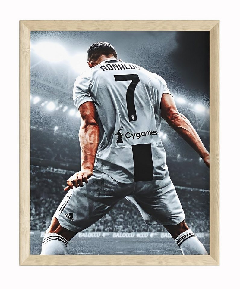 JUSTGOODMOOD Poster Premium ® Christiano Ronaldo Fußball Poster · ohne Rahmen, Poster in verschiedenen Größen verfügbar von JUSTGOODMOOD