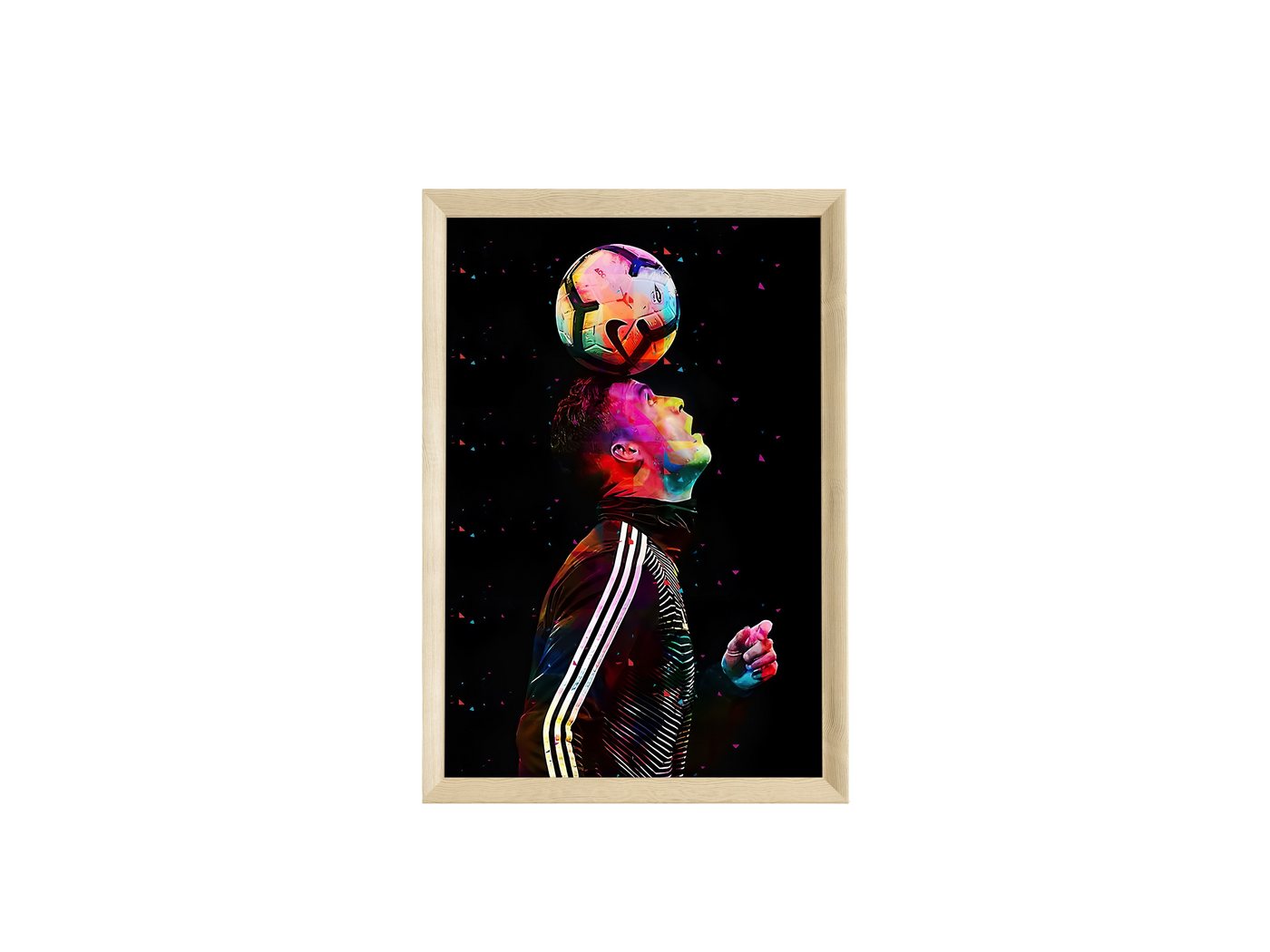 JUSTGOODMOOD Poster Premium ® Christiano Ronaldo Fußball Poster · ohne Rahmen von JUSTGOODMOOD