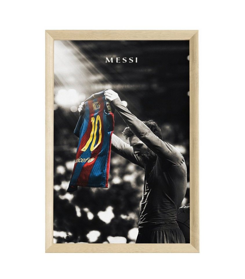 JUSTGOODMOOD Poster Premium ® Lionel Messi Fußball Poster· FC Barcelona · ohne Rahmen von JUSTGOODMOOD