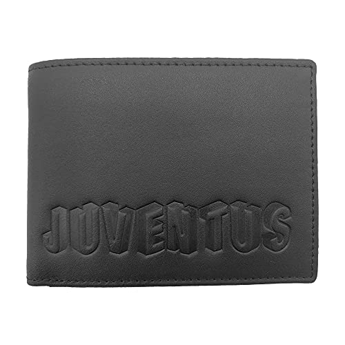Juventus 133061, Geldbörse aus Leder, offizielles Produkt für Herren, schwarz, 125 x 95 x 30 mm von JUVENTUS