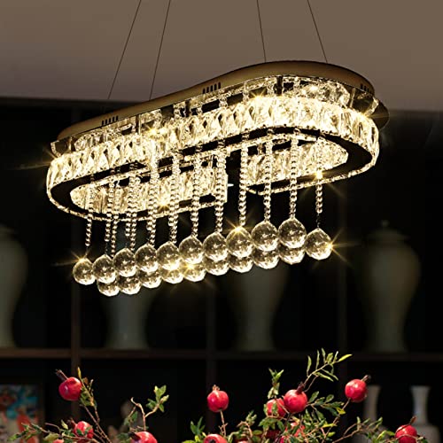 JWBXFYXW Moderne LED-Deckenleuchten für Wohnzimmer, Schlafzimmer, Büro, hohe Helligkeit, Fernbedienung, dimmbar, Pendelleuchten (Gold, Kaltweiß) von JWBXFYXW