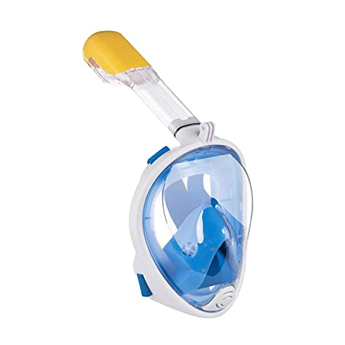 Schnorchelmaske, Unterwasser-Antibeschlag-Schnorchelmaske, Vollgesichtsmaske mit Auslaufschutz, Tauchmaske zum Atmen und Schwimmen von JWXFGHJT