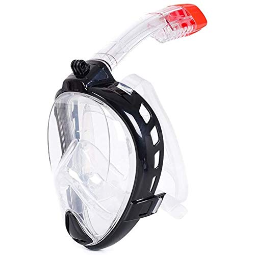 Tauchmaske Tauchermaske Taucherbrille Trockenschnorchelset Taucheranzug Schwimmbrille Vollgesichts-Schnorchelmaske von JWXFGHJT