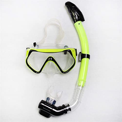 Tauchmasken Professionelle Schnorchelmaske Schnorchel Antibeschlagbrille Brillenset Halbtrockenes Atemrohr Schwimmbrille Pool-Tool für Erwachsene von JWXFGHJT