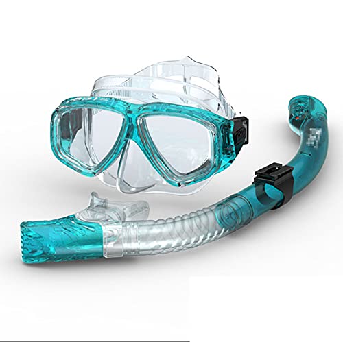 Trockenschnorchelset Schnorchelausrüstung Tauchausrüstung Tauchmaske Schnorchelbrille Antibeschlagmaske Gerätetauchen Freitauchen Speerfischen Schwimmen von JWXFGHJT
