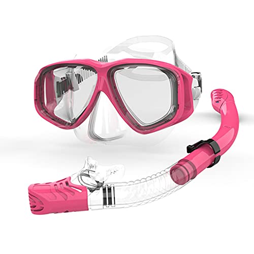 Trockenschnorchelset Schnorchelausrüstung Tauchausrüstung Tauchmaske Schnorchelbrille Antibeschlagmaske Gerätetauchen Freitauchen Speerfischen Schwimmen von JWXFGHJT