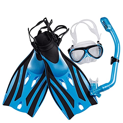 Unterwasser-Tauchmaske, Schnorchel, Antibeschlagbrille, Schutzbrille, Taucherflossen, Schnorchelset, sichere professionelle Schwimmausrüstung Feito NA China von JWXFGHJT