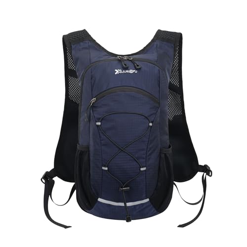 JXCTNNU Trinkblasen Verstellbarer Rucksack Trail Run Rucksack Trekkingrucksäcke Trinkrucksack Fahrrad Damen und Herren für Laufen Marathon Jogging Radfahren Bergsteigen von JXCTNNU