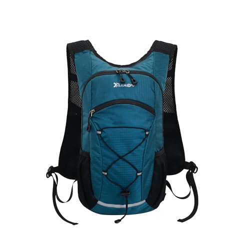 JXCTNNU Trinkblasen Verstellbarer Rucksack Trail Run Rucksack Trekkingrucksäcke Trinkrucksack Fahrrad Damen und Herren für Laufen Marathon Jogging Radfahren Bergsteigen von JXCTNNU