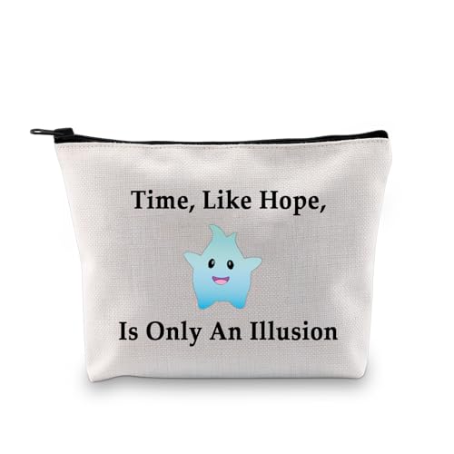 JXGZSO Luna Star Kosmetiktasche, Motiv: Time Like Hope Is Only An Illusion, Lumalee Blue Merch, Animation, Filmliebhaber, Geschenk, Time Like Hope Is Only An Illusion von JXGZSO