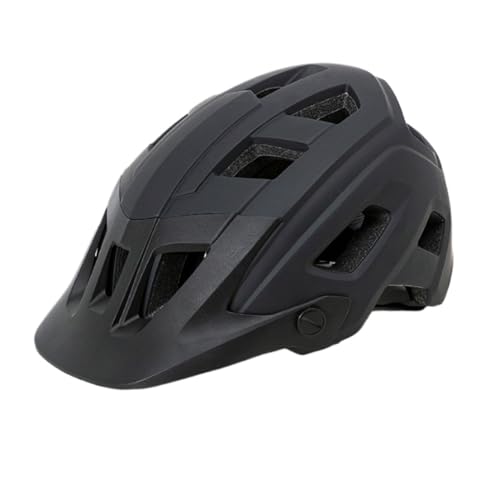 Fahrradhelm Helm Leichter Fahrradhelm, Atmungsaktiv, Abnehmbares Polster, Verstellbar, Universell, Mehrere Belüftungsöffnungen, Rennradhelm Fahrrad Helm(Black,M) von JYARZ