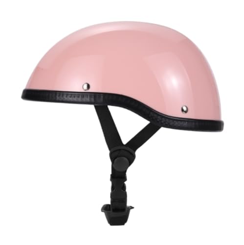 Fahrradhelm Helm Mountainbike-Helm, Leichter Fahrradhelm, Halbhelm Mit Offenem Gesicht, Schutzschalenhelm Fahrrad Helm(Pink) von JYARZ