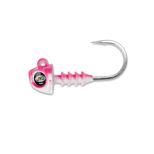 JYG Pro Swym Jigkopf, 17,8 cm, Flamingo, 2 Stück, 5 Stück von JYG PRO FISHING