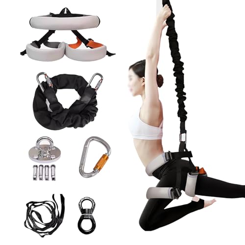 Schweres Bungee-Widerstandsband Kit Yoga-Bungee-Seil-Widerstandsgurt-Set – Hängendes Fitness-Set aus elastischem Seil zur Verbesserung des Gleichgewichts – Schweres Bungee-Widerstandsband-Set für das von JYHHCYS